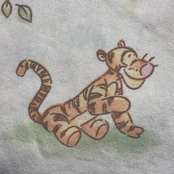 Y2K Winnie The Pooh & Friends Crown Crafts Fitted Crib Sheet Tigger Piglet GUC - Picture 8 of 10